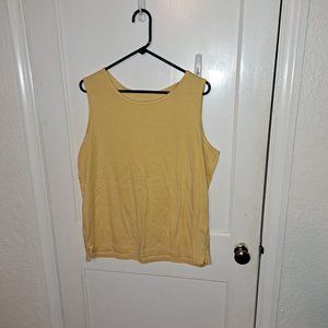 🍎 yellow Tank Top